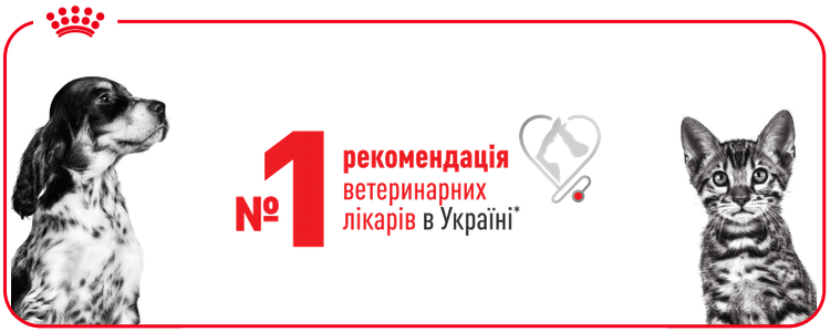 №1 рекомендація ветеринарних лікарів в Україні